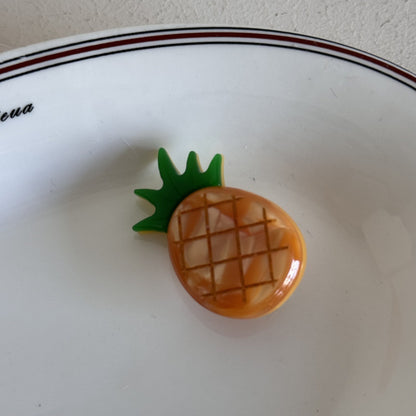 醋酸板材草莓檸檬髮夾
