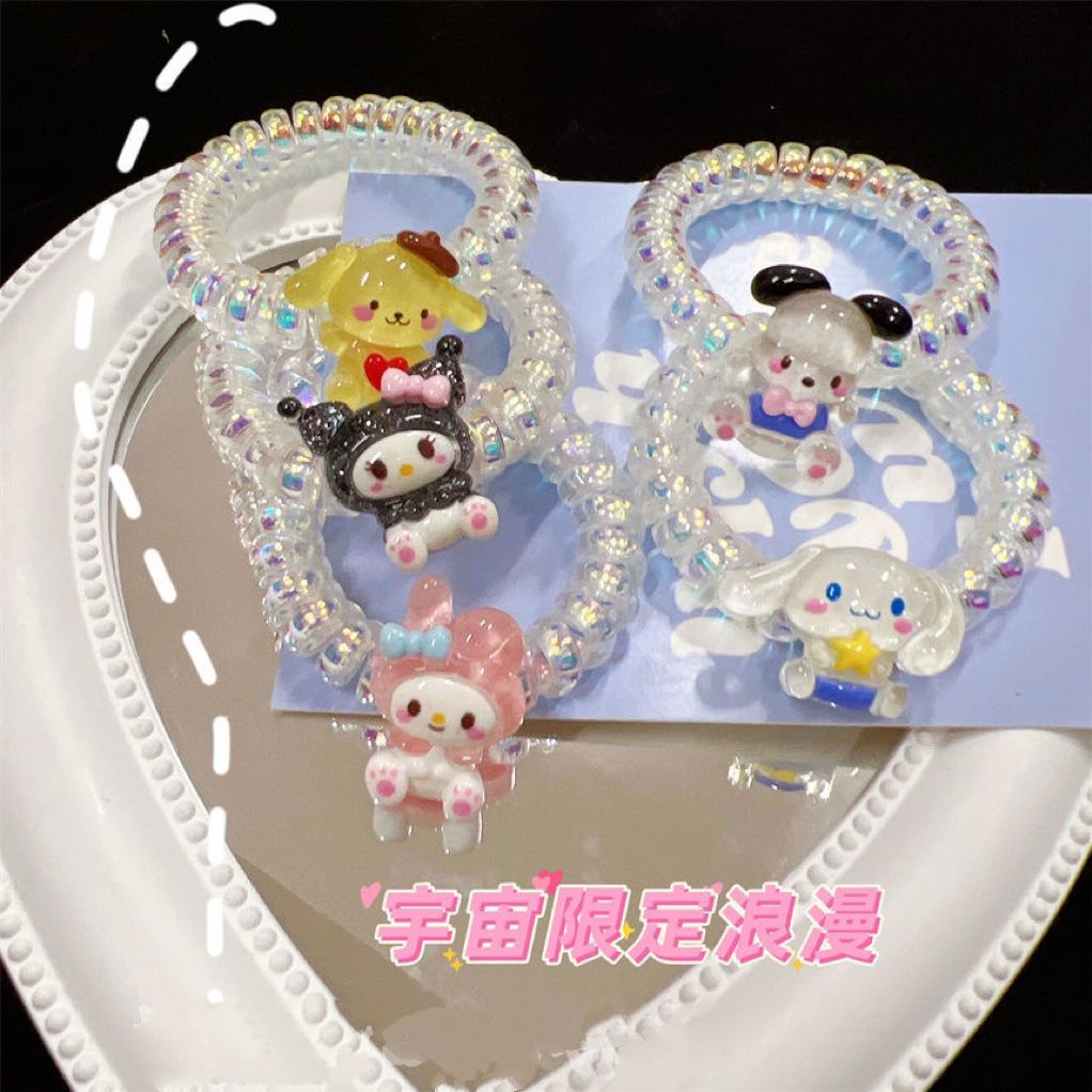透明簡約髮圈－商品主圖｜https://igowo.tw/