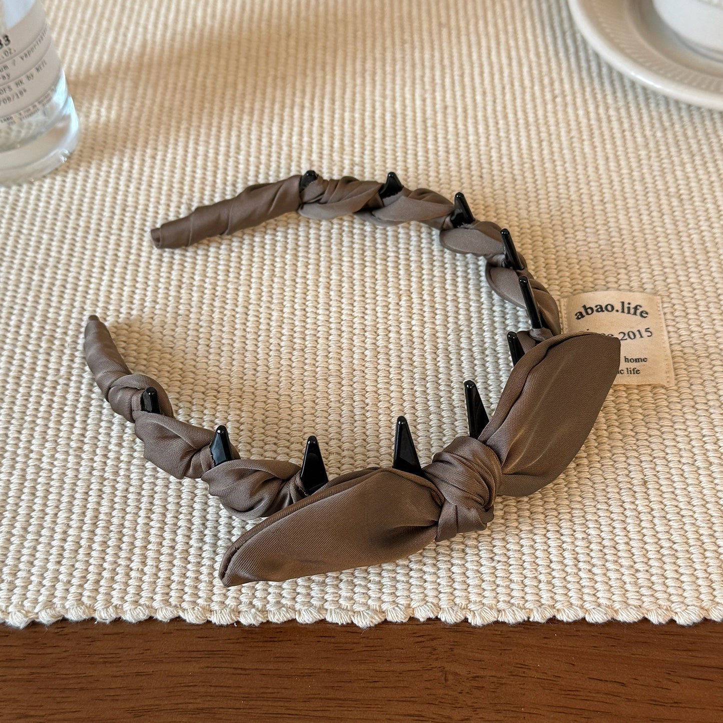 布面蝴蝶結髮箍
