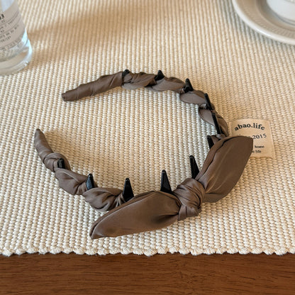 布面蝴蝶結髮箍