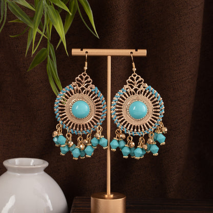 流蘇復古耳釘
