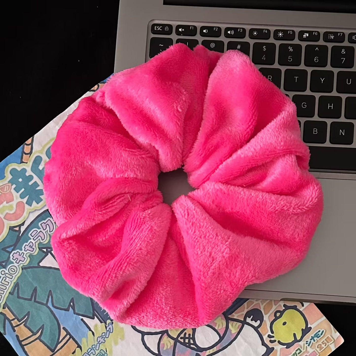 棕色大腸圈簡約髮圈