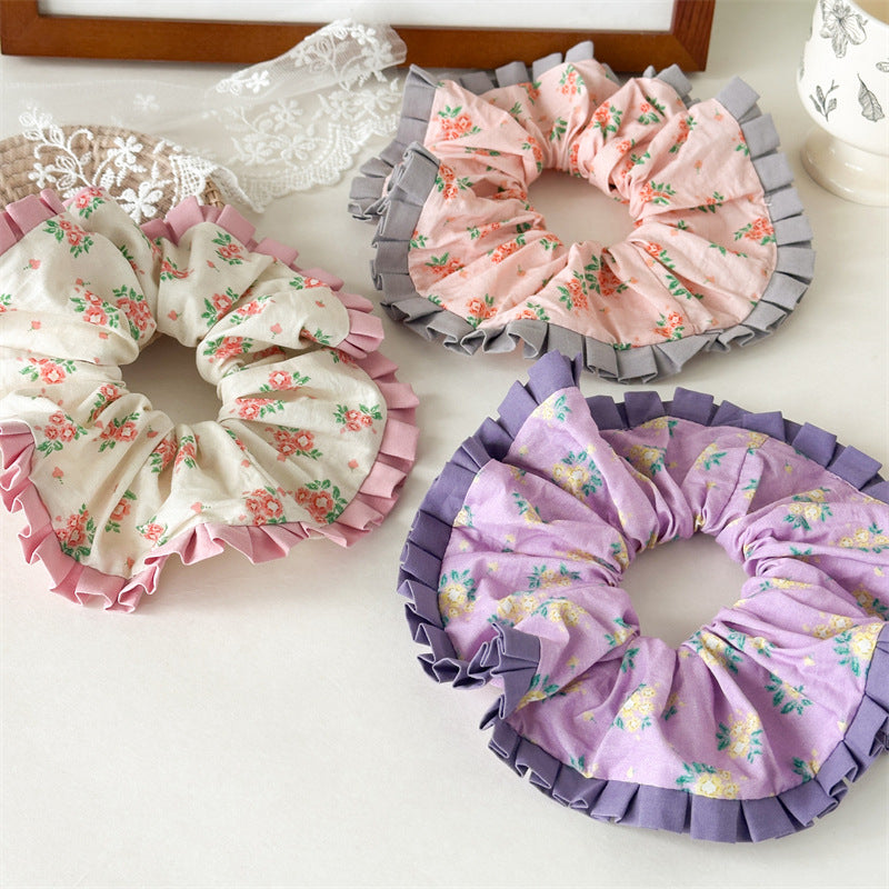 甜點碎花髮圈－商品主圖｜https://igowo.tw/