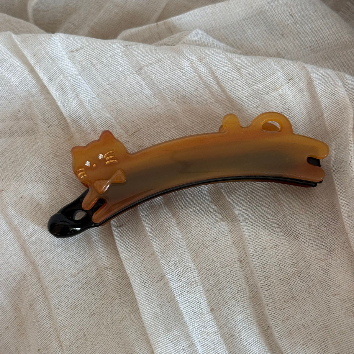 醋酸板材貓咪髮夾