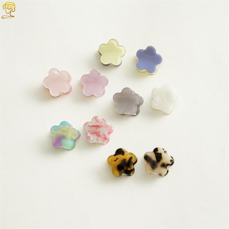 醋酸板材花朵鯊魚夾－商品主圖｜https://igowo.tw/