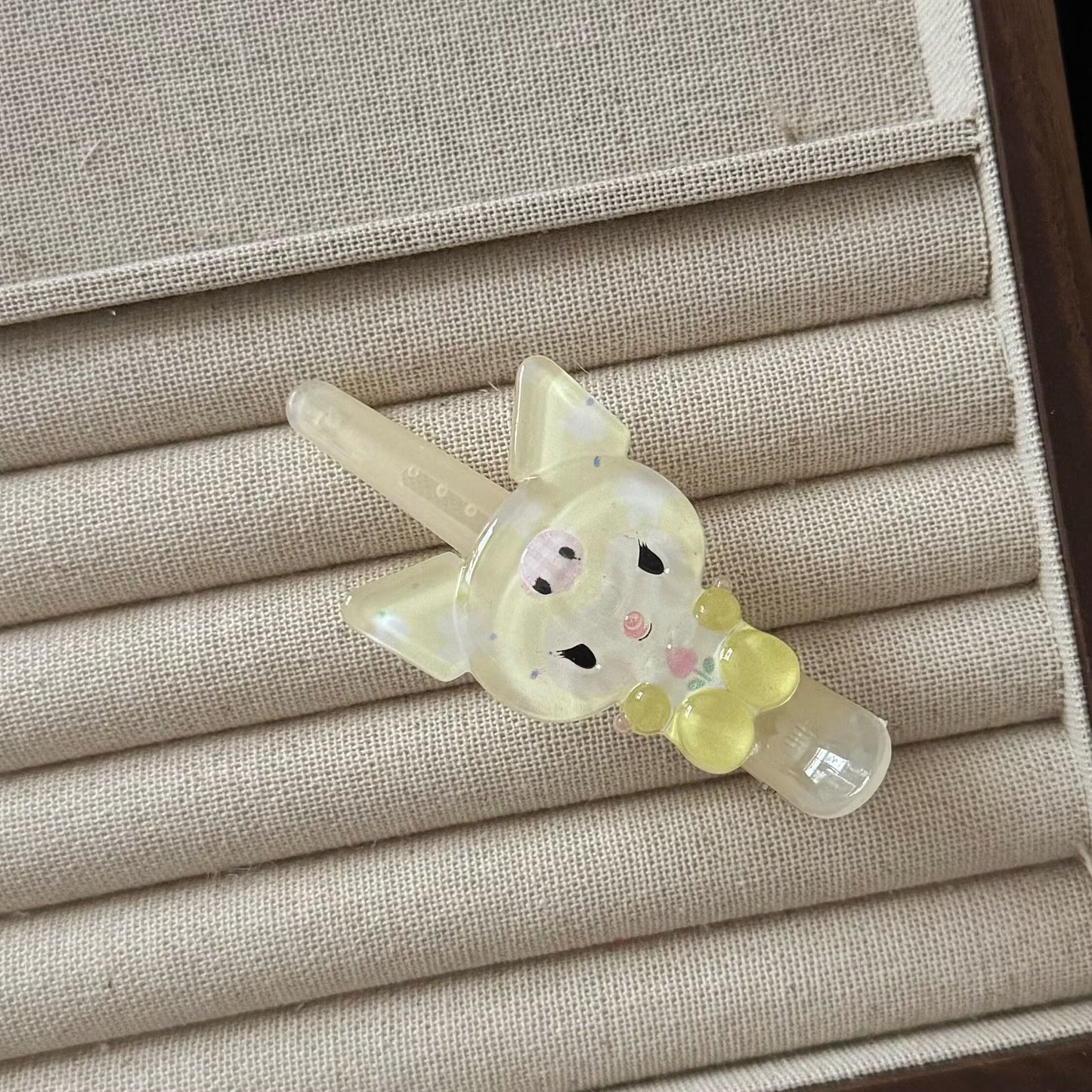 兔子簡約髮夾