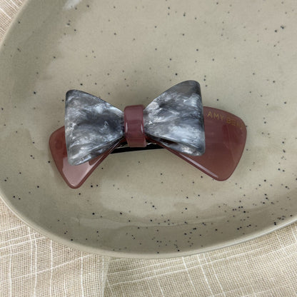 醋酸板材蝴蝶結髮夾