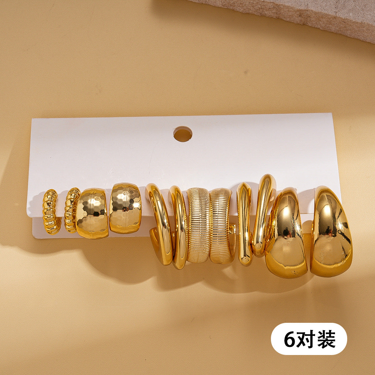 珍珠花朵流蘇耳環套組－細節特寫75｜https://igowo.tw/
