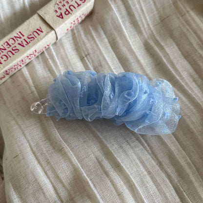 網紗波點雲朵髮夾