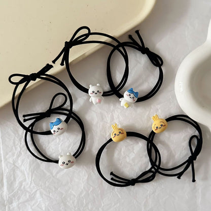 黑色簡約髮圈－商品主圖｜https://igowo.tw/