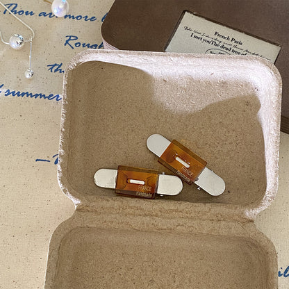 醋酸板材復古簡約髮夾