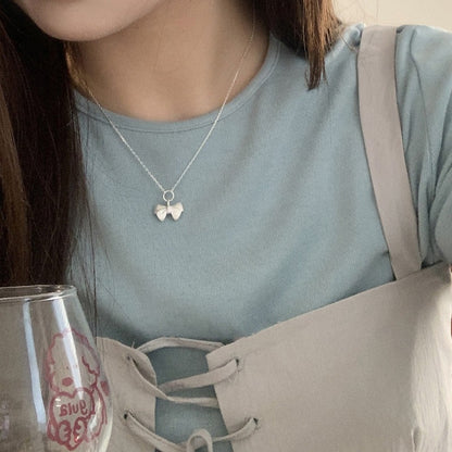 珍珠蝴蝶流蘇項鍊－細節特寫25｜https://igowo.tw/