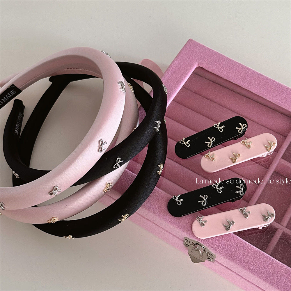 蝴蝶結復古髮箍－商品主圖｜https://igowo.tw/