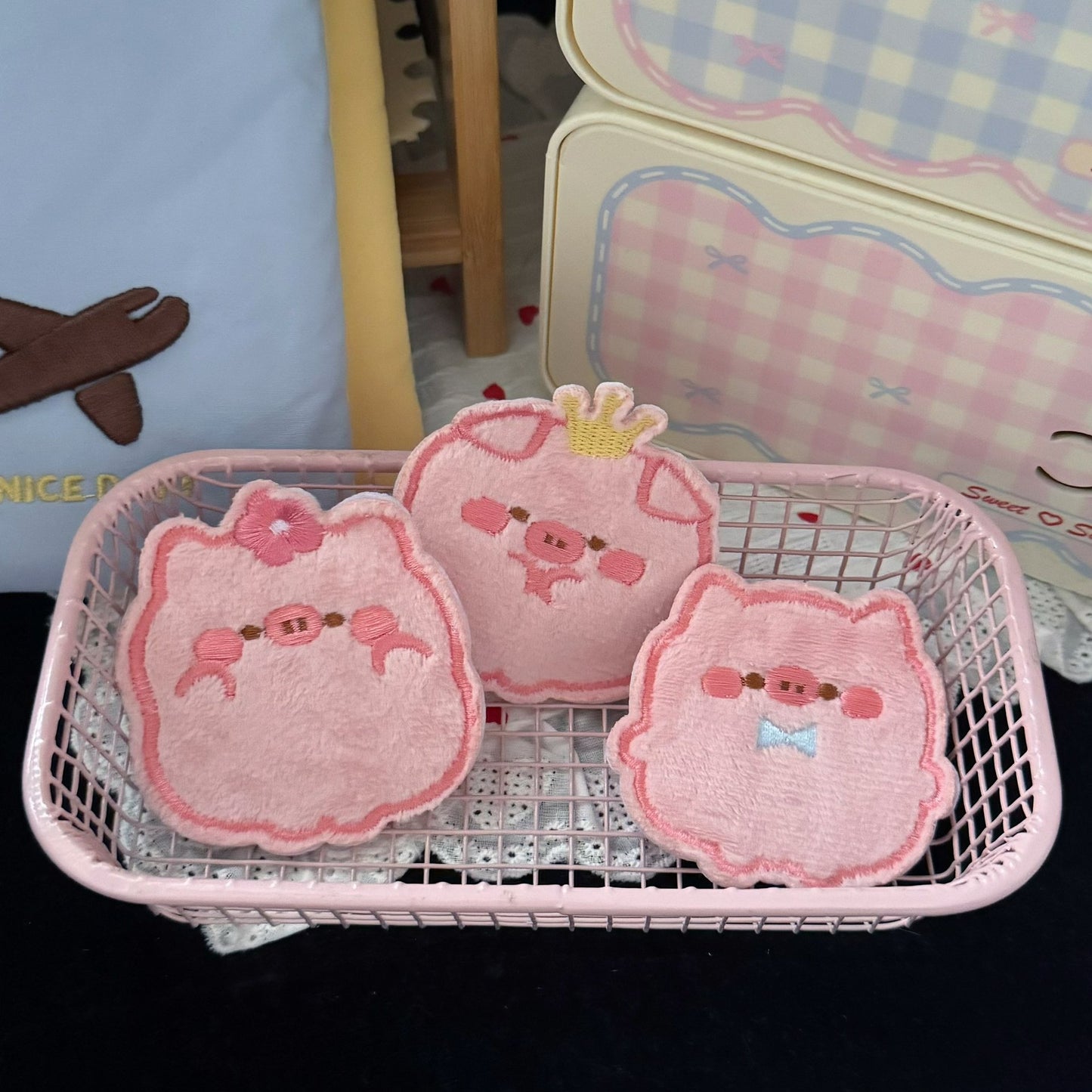 粉色卡通髮夾－商品主圖｜https://igowo.tw/