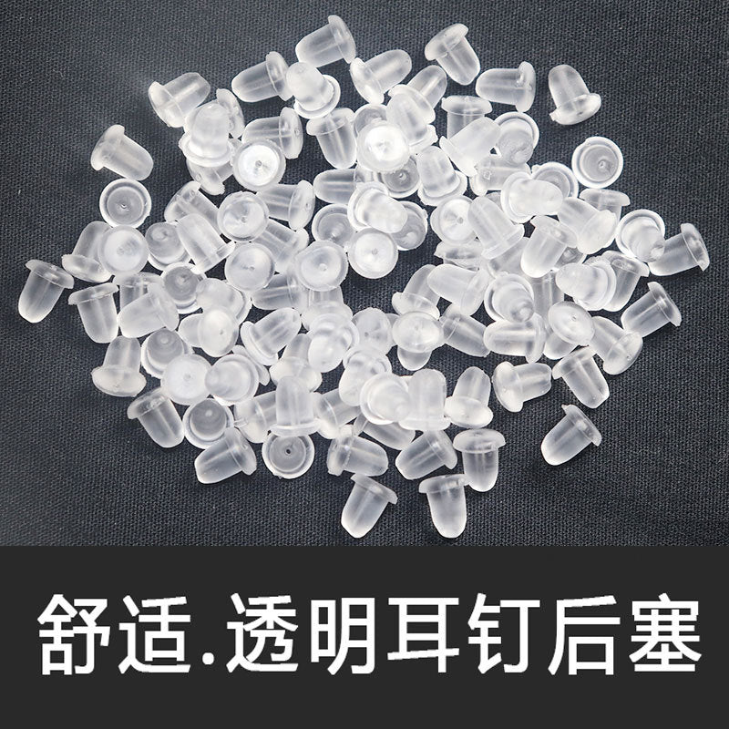 透明矽膠耳釘－商品主圖｜https://igowo.tw/