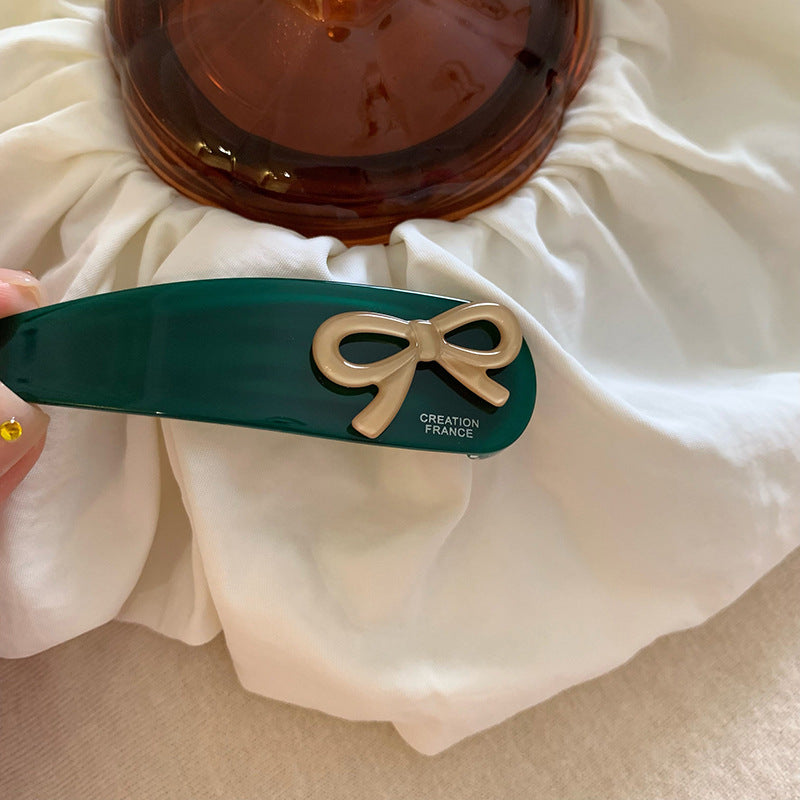 醋酸板材蝴蝶結髮夾