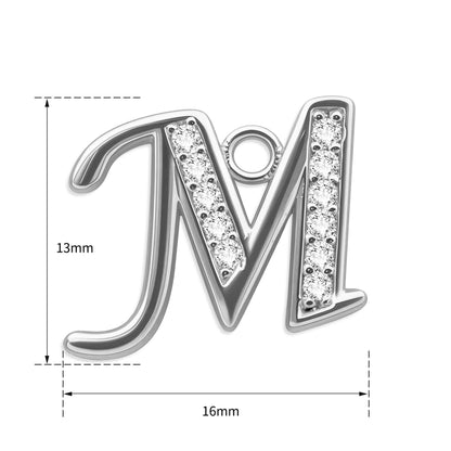 字母微鑲項鍊