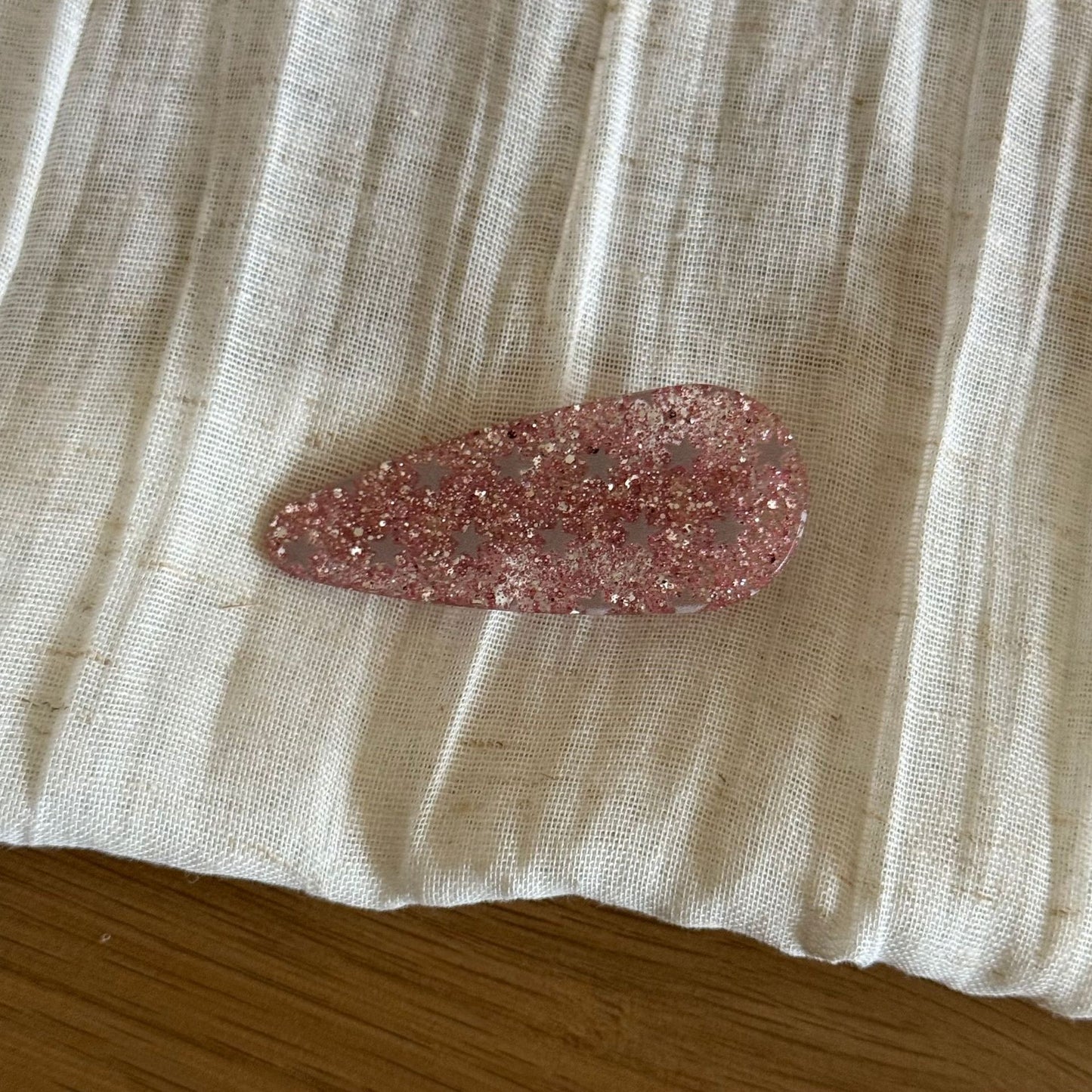 壓克力星星水滴髮夾