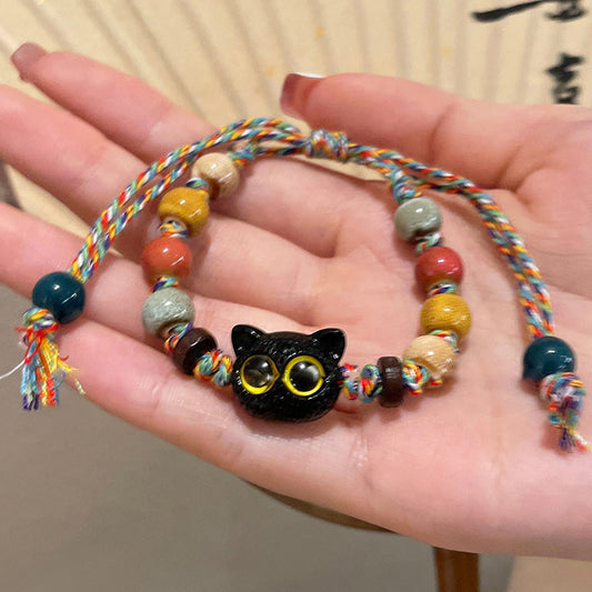 陶瓷串珠復古手鍊－商品主圖｜https://igowo.tw/