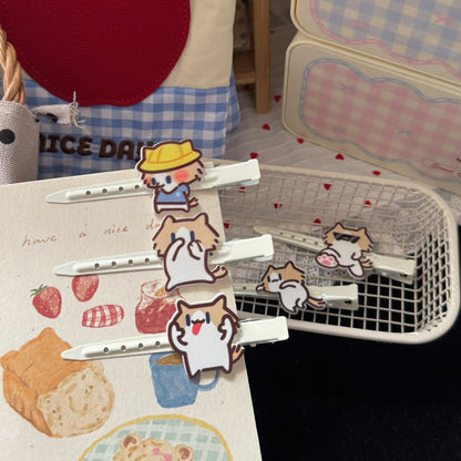 卡通簡約髮夾－商品主圖｜https://igowo.tw/
