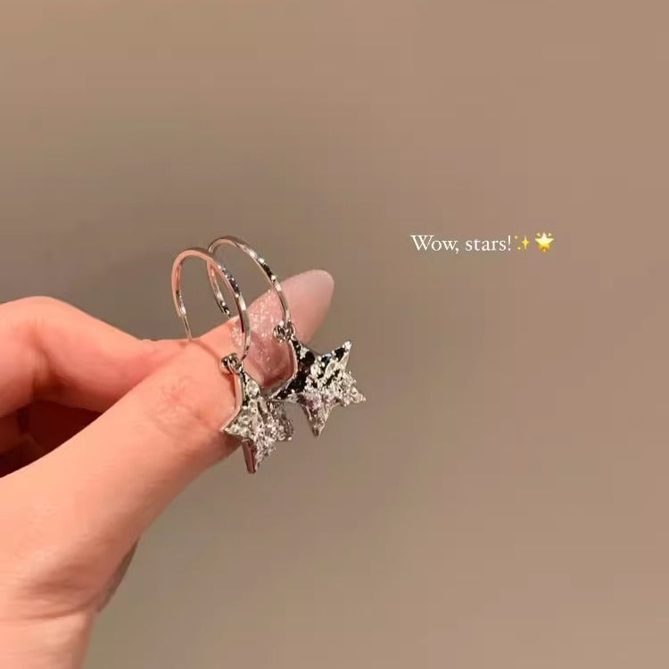 千禧辣妹星星耳環