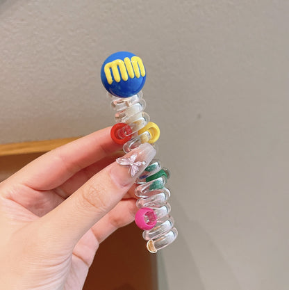 彩色簡約髮圈