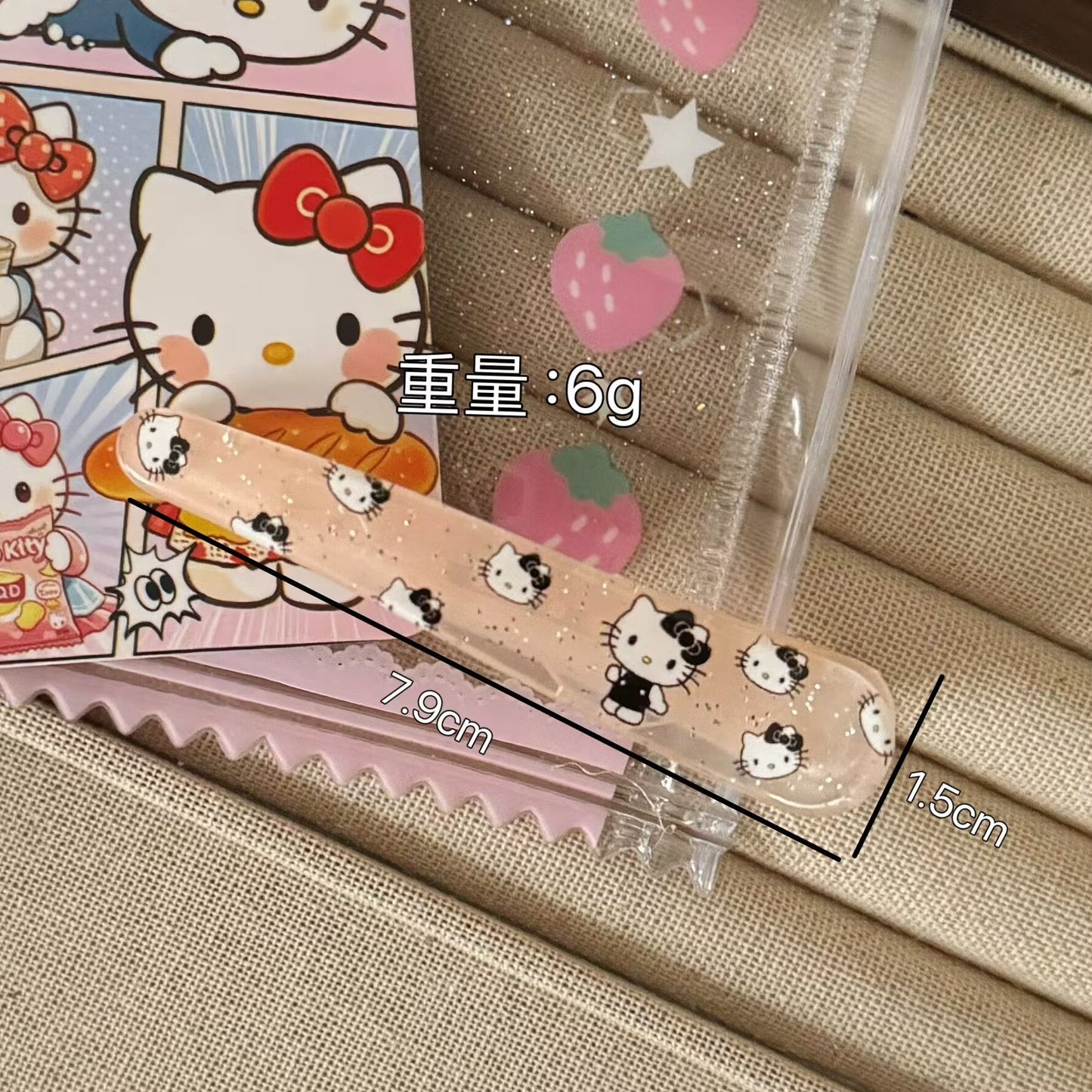 貓咪簡約髮夾