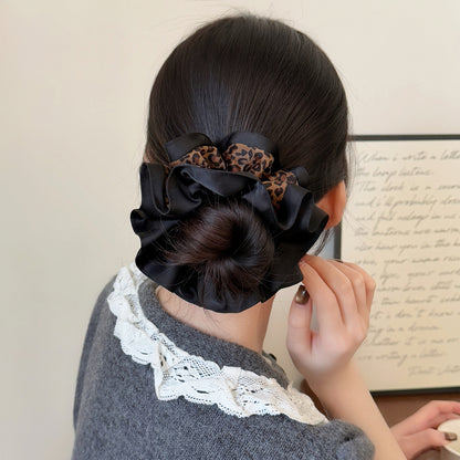 豹紋大腸圈髮圈－商品主圖｜https://igowo.tw/