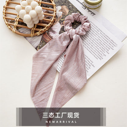 緞帶蝴蝶結大腸圈髮圈