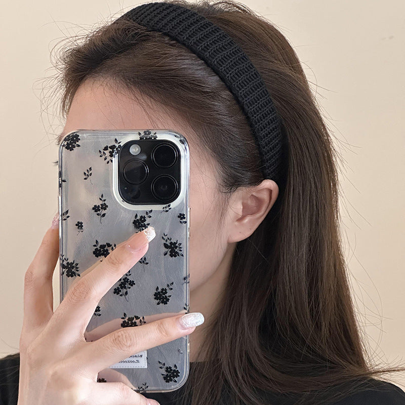 簡約經典髮箍－酒紅款細節｜https://igowo.tw/