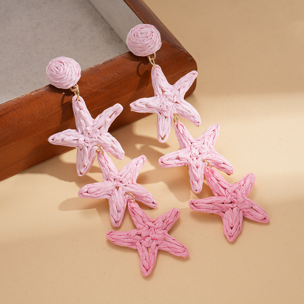 黃色花朵耳環－細節特寫36｜https://igowo.tw/