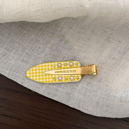 醋酸板材鑲鑽髮夾