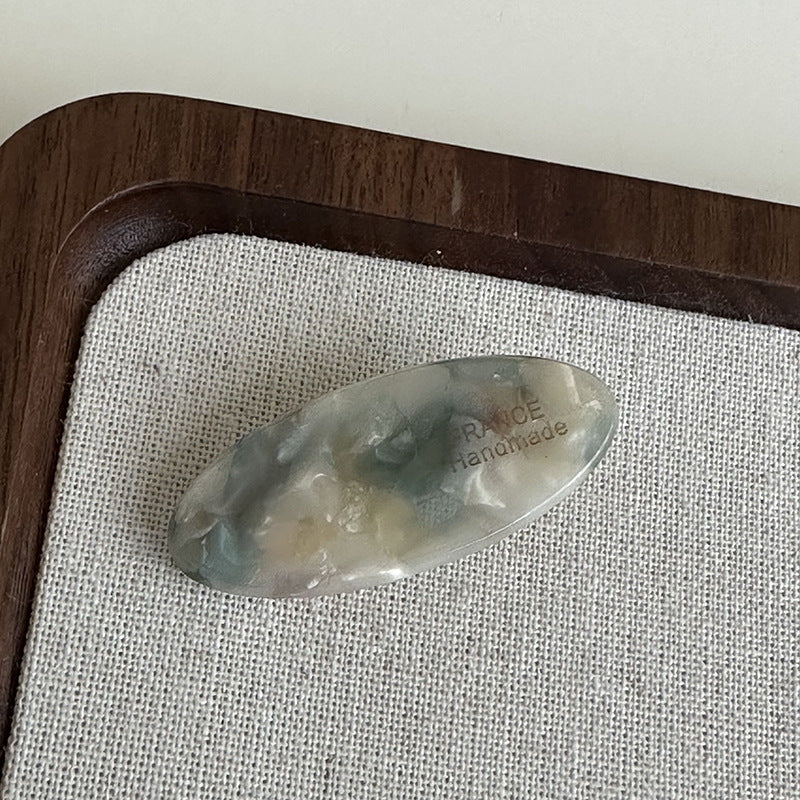 醋酸板材橢圓髮夾