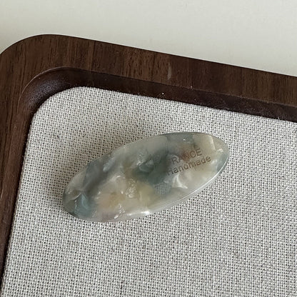 醋酸板材橢圓髮夾