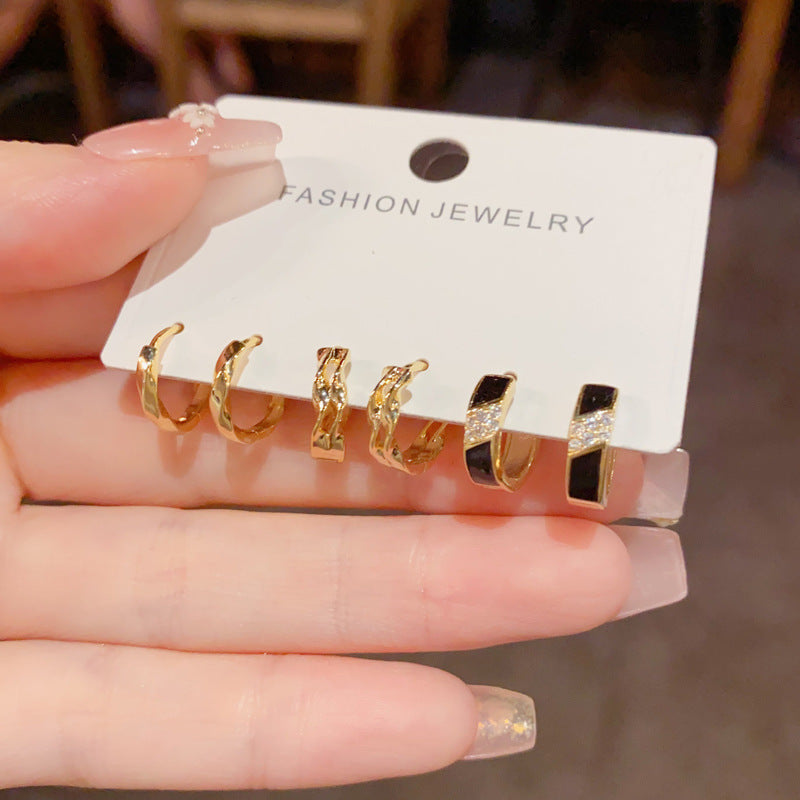 金屬復古簡約耳扣套組
