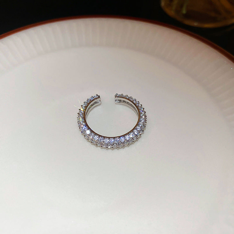 菱形花朵可調式戒指－細節特寫10｜https://igowo.tw/