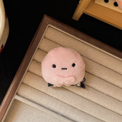 粉色簡約髮夾