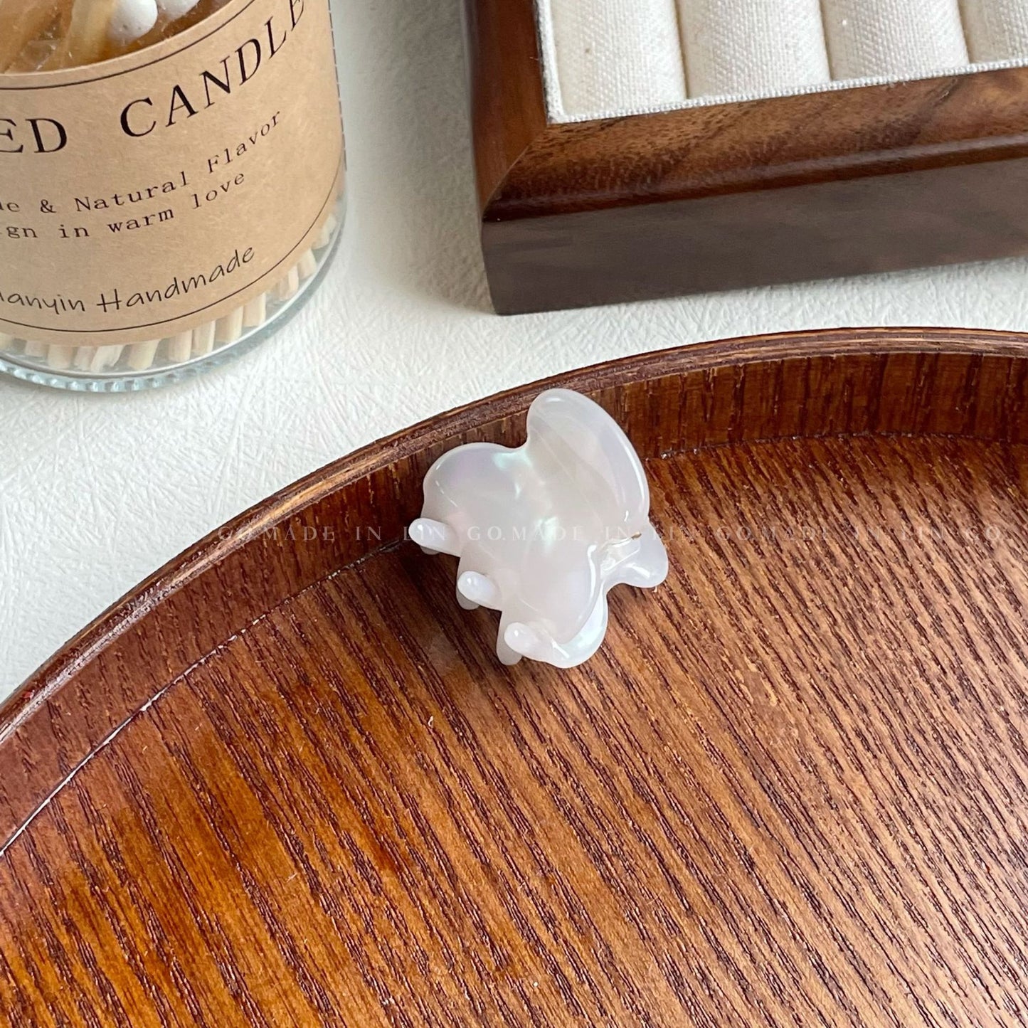 醋酸板材魚尾蝴蝶髮夾