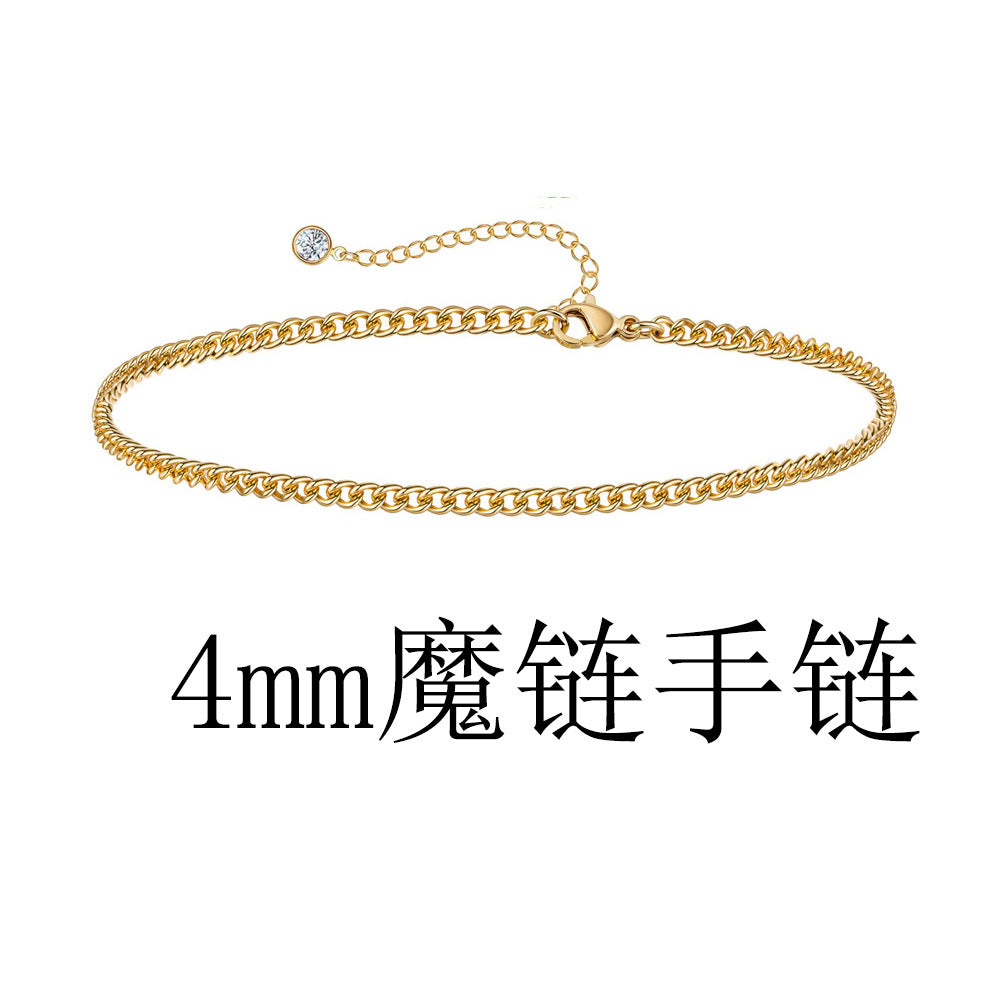 不銹鋼蛇骨手鏈