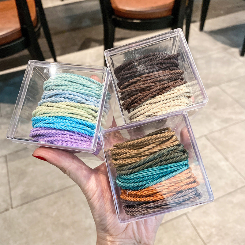 彈力繩簡約髮圈－商品主圖｜https://igowo.tw/