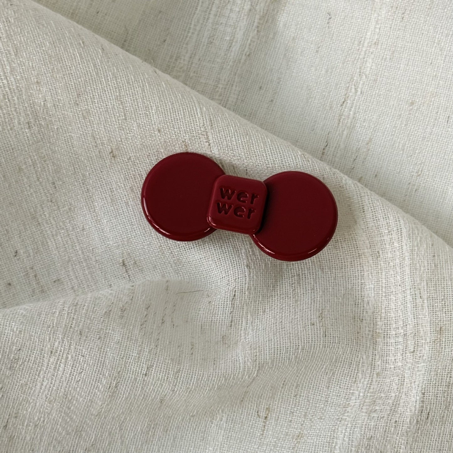 蝴蝶結字母髮夾