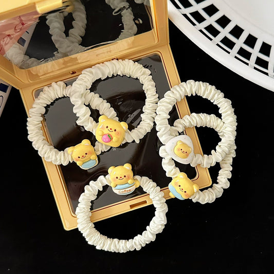 小熊簡約髮圈－商品主圖｜https://igowo.tw/