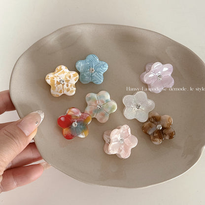 醋酸板材碎花鯊魚夾－商品主圖｜https://igowo.tw/