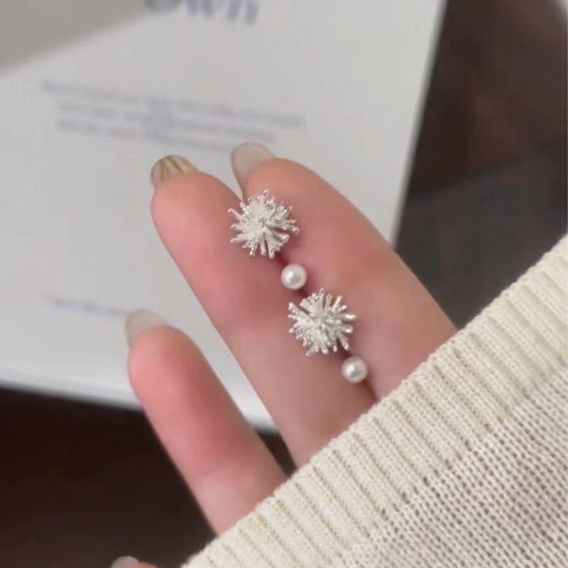 黃色雛菊耳釘