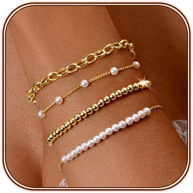 仿珍珠手鏈組