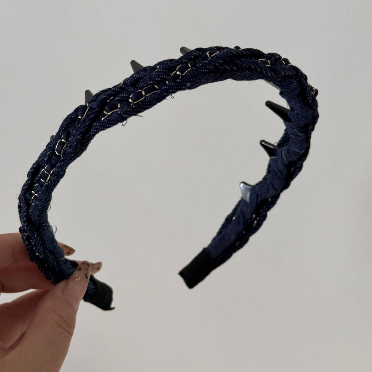 鏈條纏繞簡約鯊魚夾