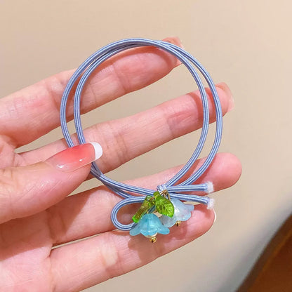 鈴蘭流蘇髮圈