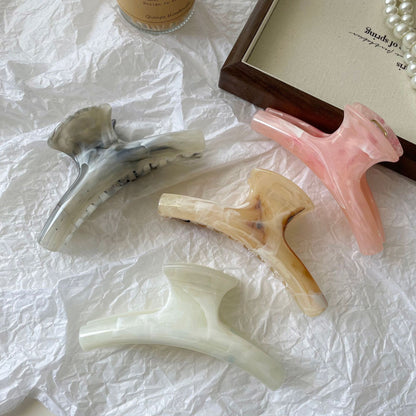 大理石紋暈染鯊魚夾－商品主圖｜https://igowo.tw/
