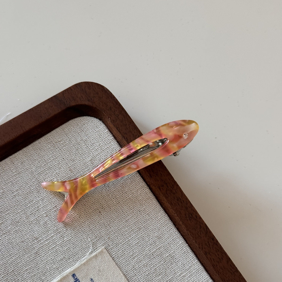 醋酸板材魚尾髮夾