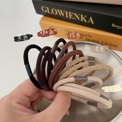 彈力繩簡約髮圈－商品主圖｜https://igowo.tw/